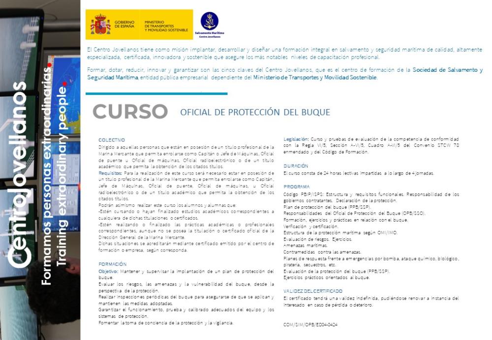 Imagen Oficial de protección del buque