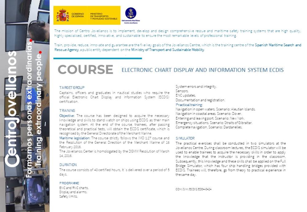 Imagen Electronic chart display and information system ECDIS